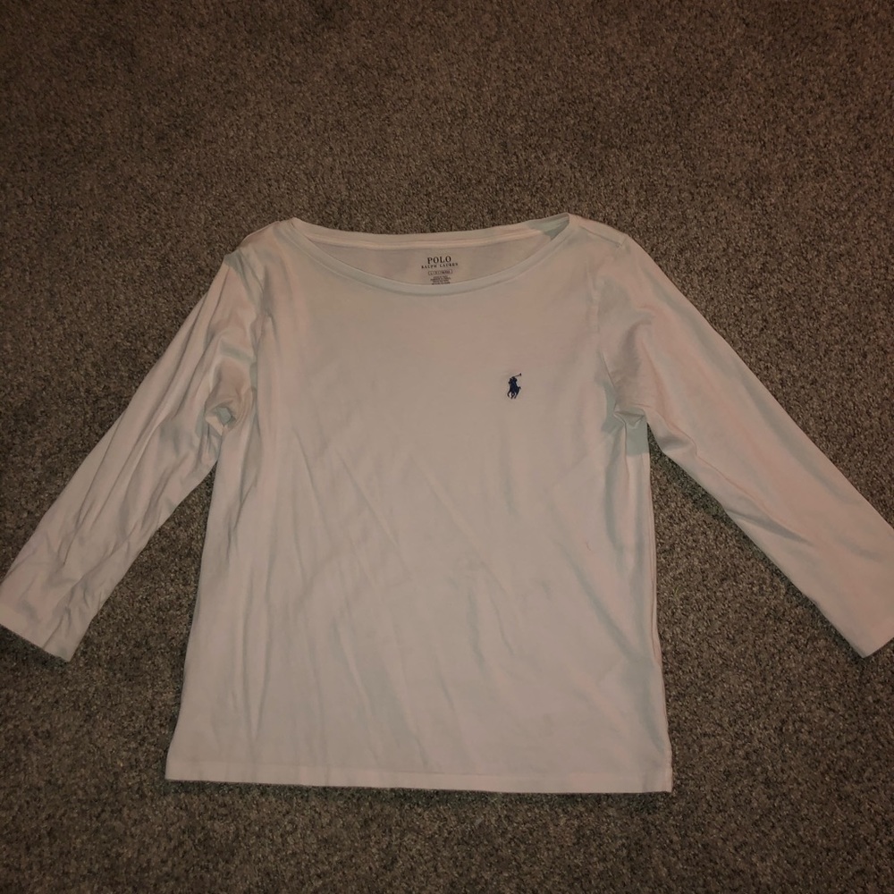 Two polo shirts white/gray